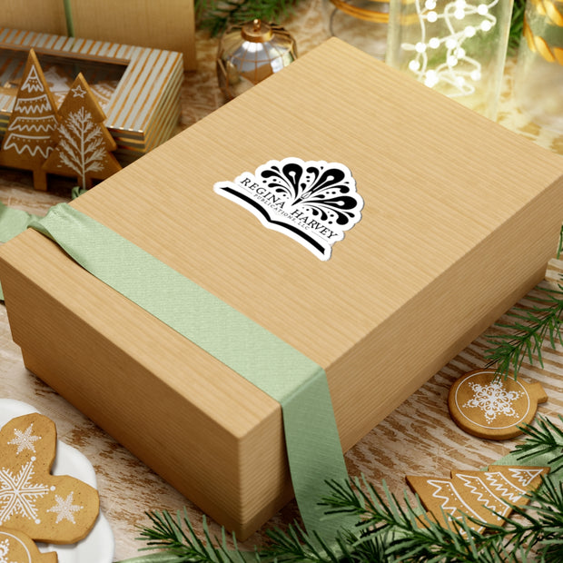 Custom Kiss-Cut Stickers - Artistic Logo Design for Publishers
