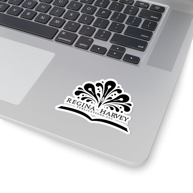 Custom Kiss-Cut Stickers - Artistic Logo Design for Publishers